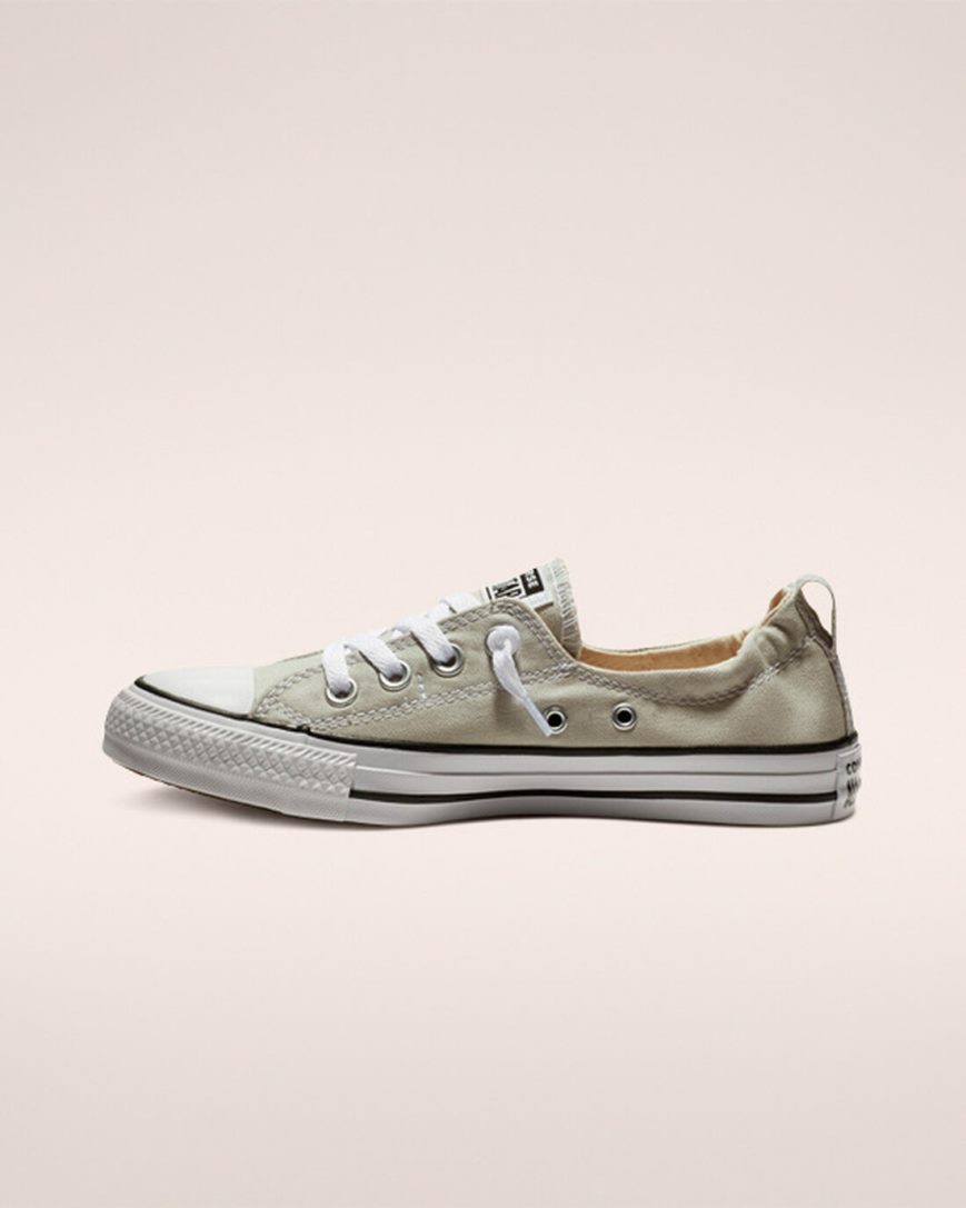 Zapatos Slip On Converse Chuck Taylor All Star Shoreline Mujer Gris | PE PE58W2